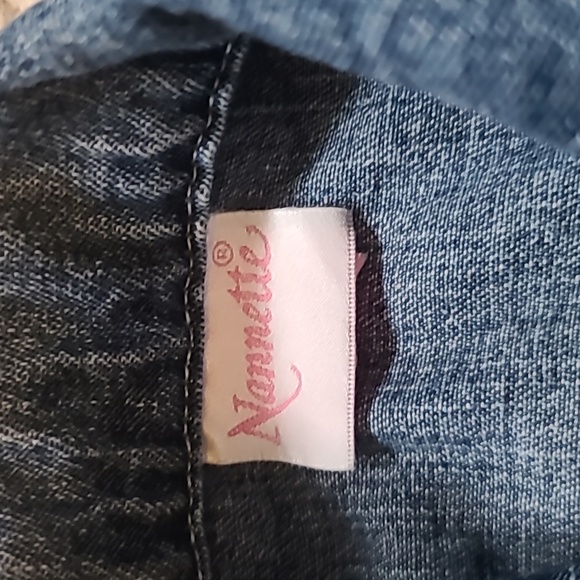 4 for $28 - Nanette Girls 2T Blue Jean Jacket with Pink Details - Picture 6 of 8